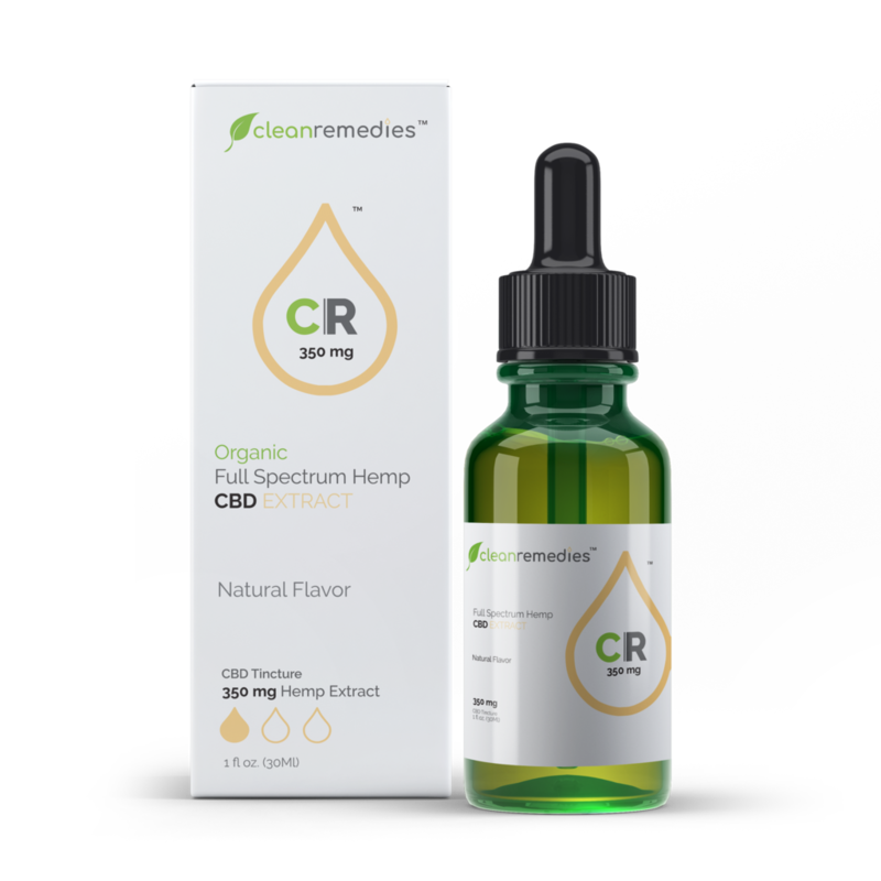 Clean Remedies 350mg - 350mg of Full Spectrum CBD Oil Drops