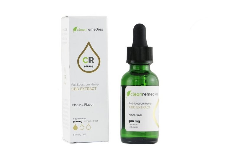 Clean Remedies 900mg - 900mg of Full Spectrum CBD Oil Drops