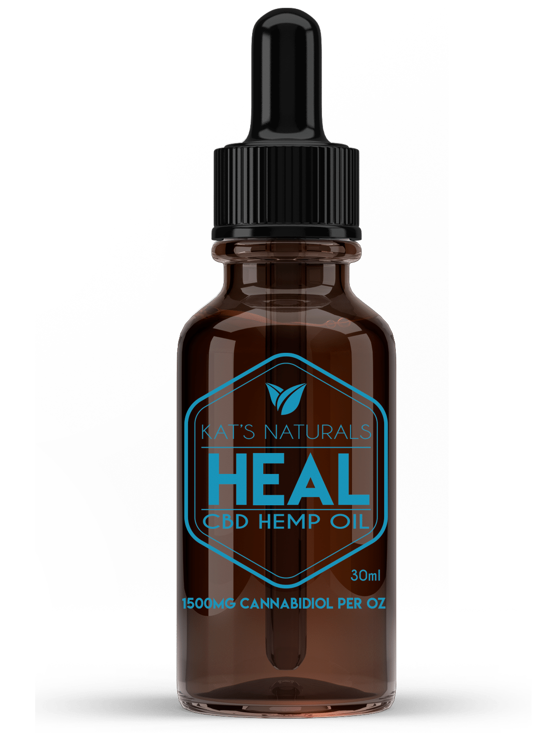 Kat's Naturals CBD Oil - Heal 1500 MG (30ml)
