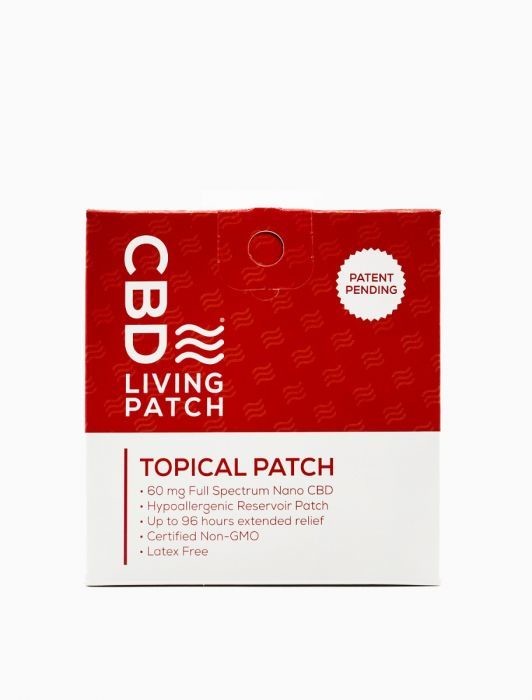 CBD Pain Patch- 96 Hour Transdermal Patch 60MG CBD  - CBD Living