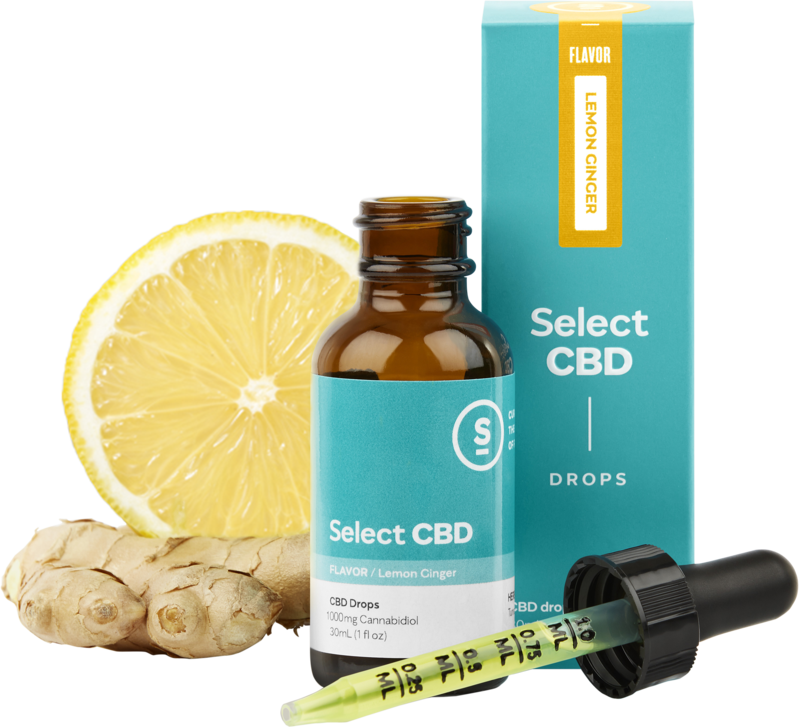 Social CBD Oil Drops 1000MG CBD - Lemon Ginger