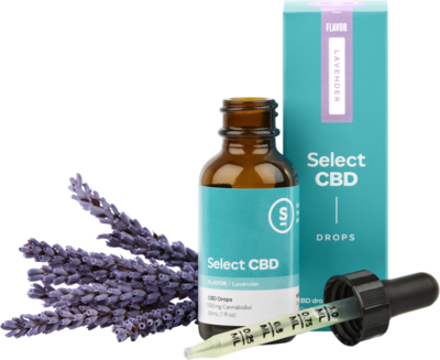 Select CBD Oil Drops - Lavender 1000MG CBD