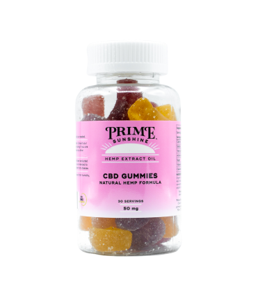Prime Sunshine Full Spectrum CBD Gummies - 1500mg (50mg per gummy)