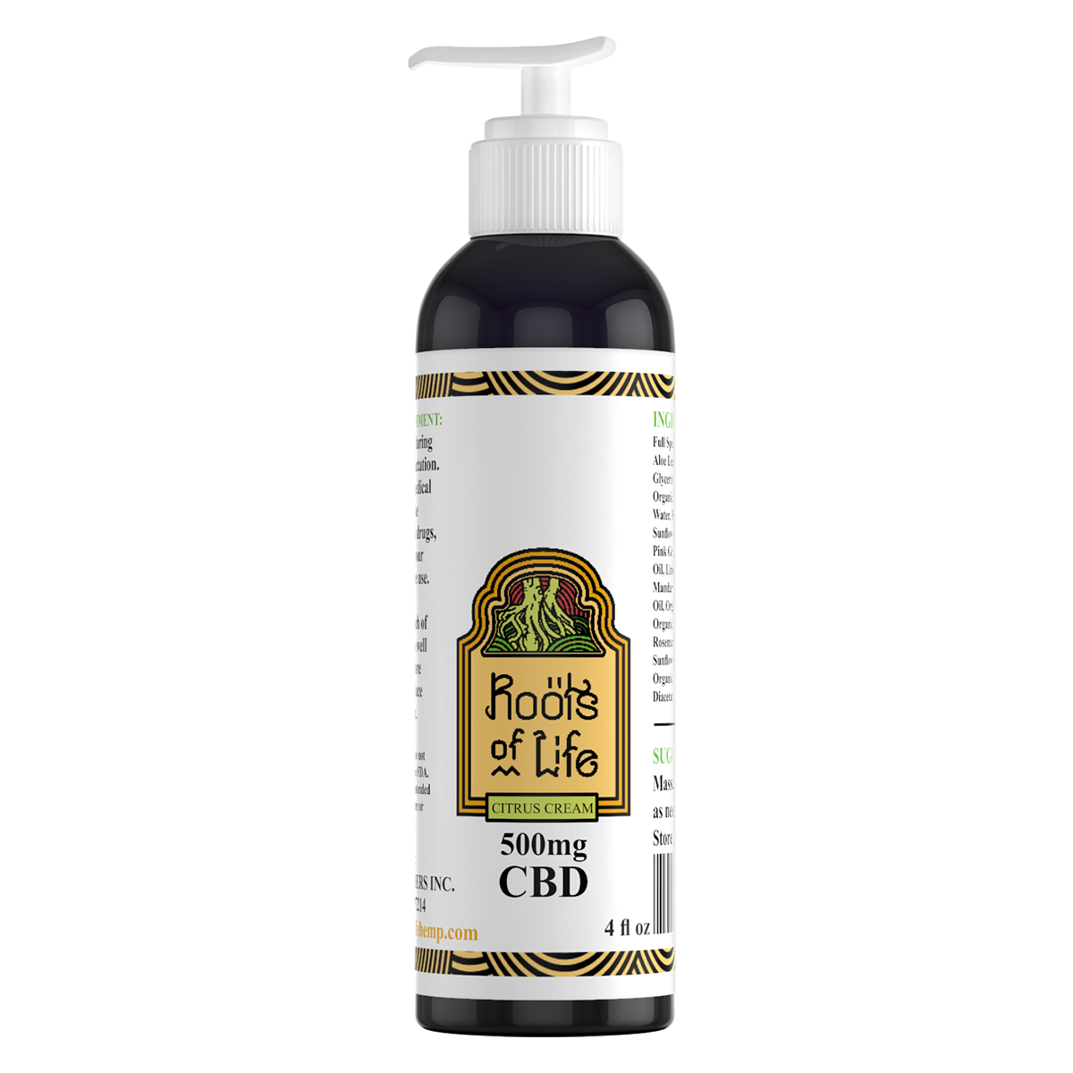 Roots of Life 500mg CBD Lotion