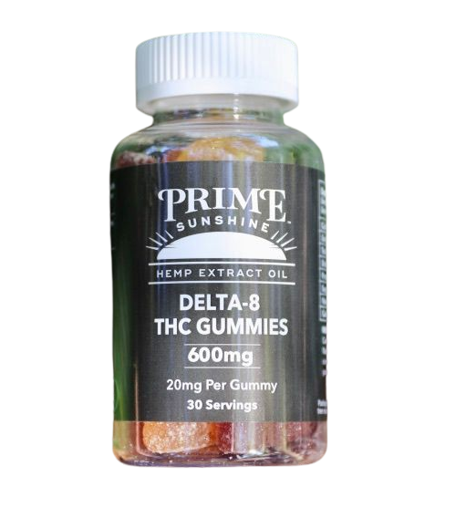 Prime Sunshine Delta 8 Gummies - 600mg D8