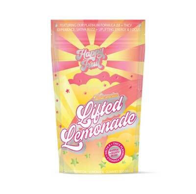 Happy Fruit Lifted Lemonade 25mg Delta 8 + 5mg THCV-30MG