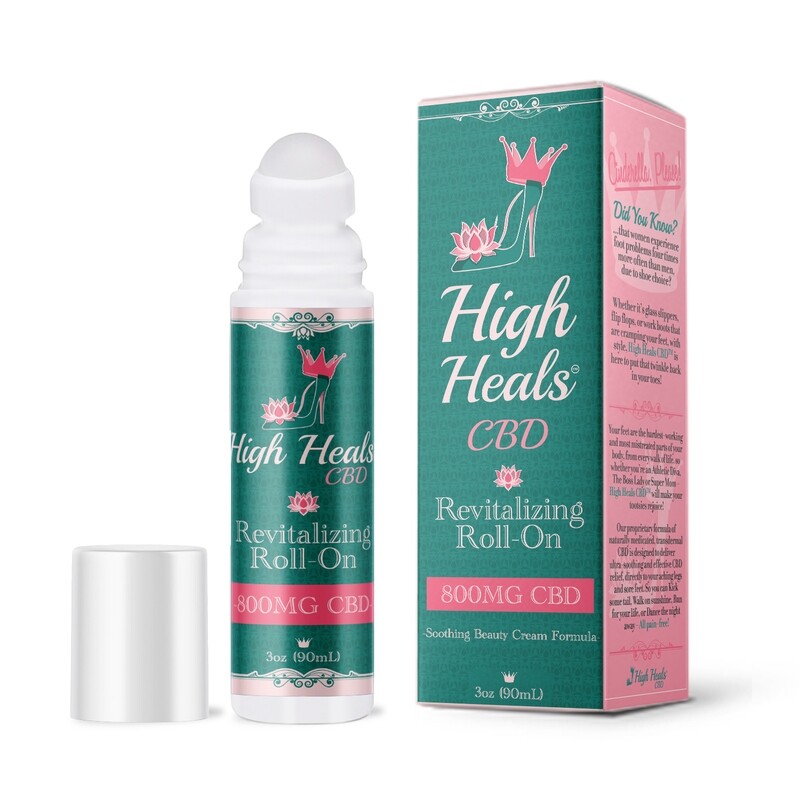 High Heals CBD Revitalizing Roll-On Formula 800MG CBD