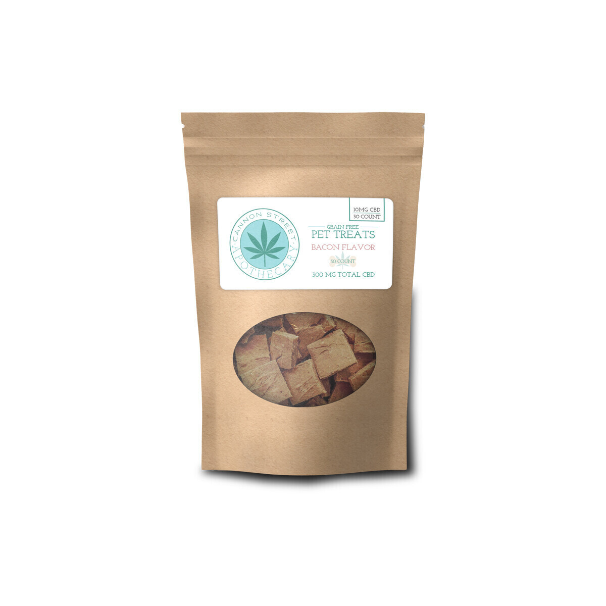 CBD Grain-Free Pet Treats (Bacon) - Cannon Street Apothecary