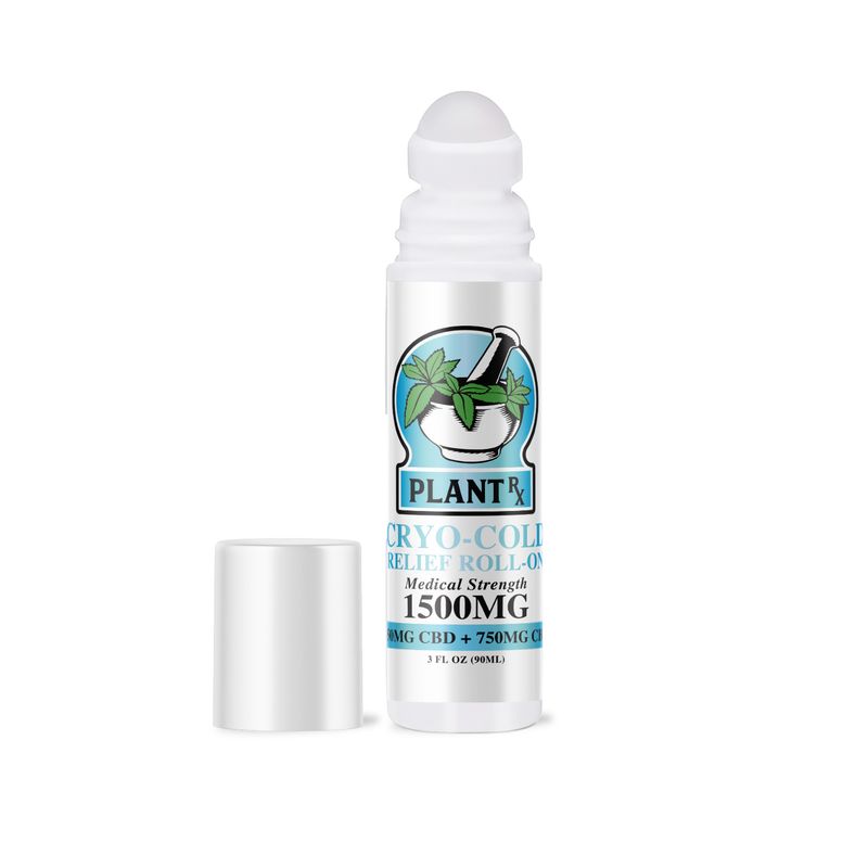 1500MG PlantRX CBD/CBG Cryo-Cold Rollon