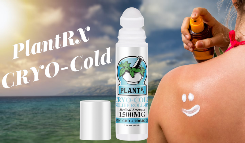 1500MG PlantRX CBD/CBG Cryo-Cold Rollon