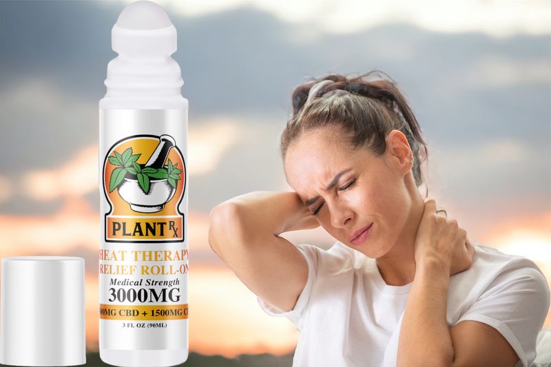 3000MG CBD/CBG PLANTRX Heat Therapy  Rollon Prescription Strength