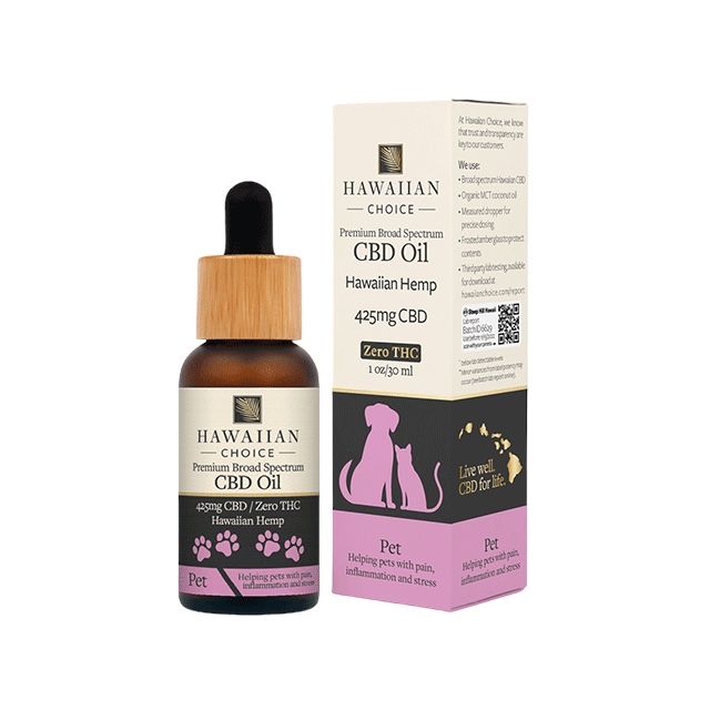 Pet CBD Tincture - Rare Cannabinoid 425mg CBD - For Dogs and Cats