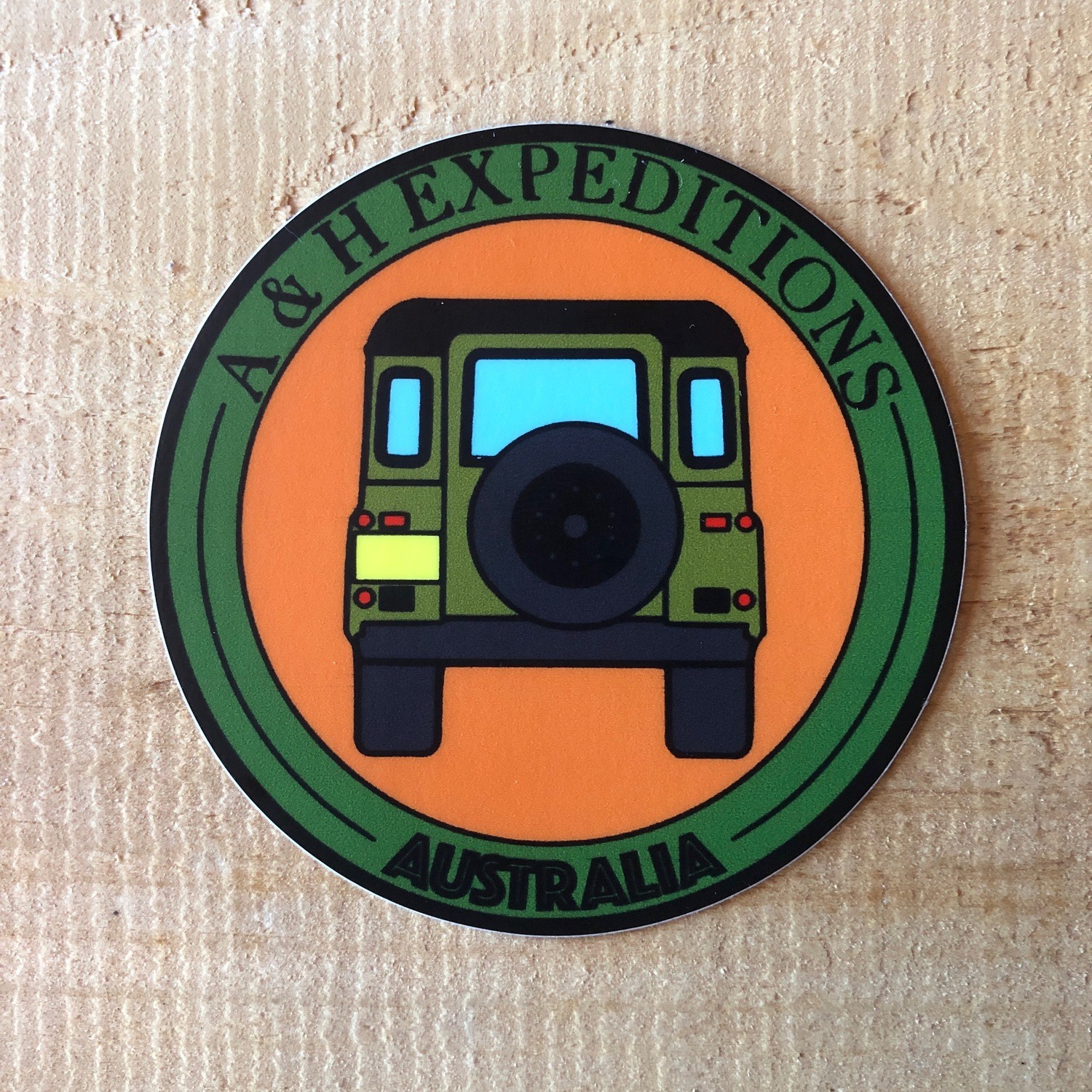 A & H Land Rover Decal A & H Land Rover Decal