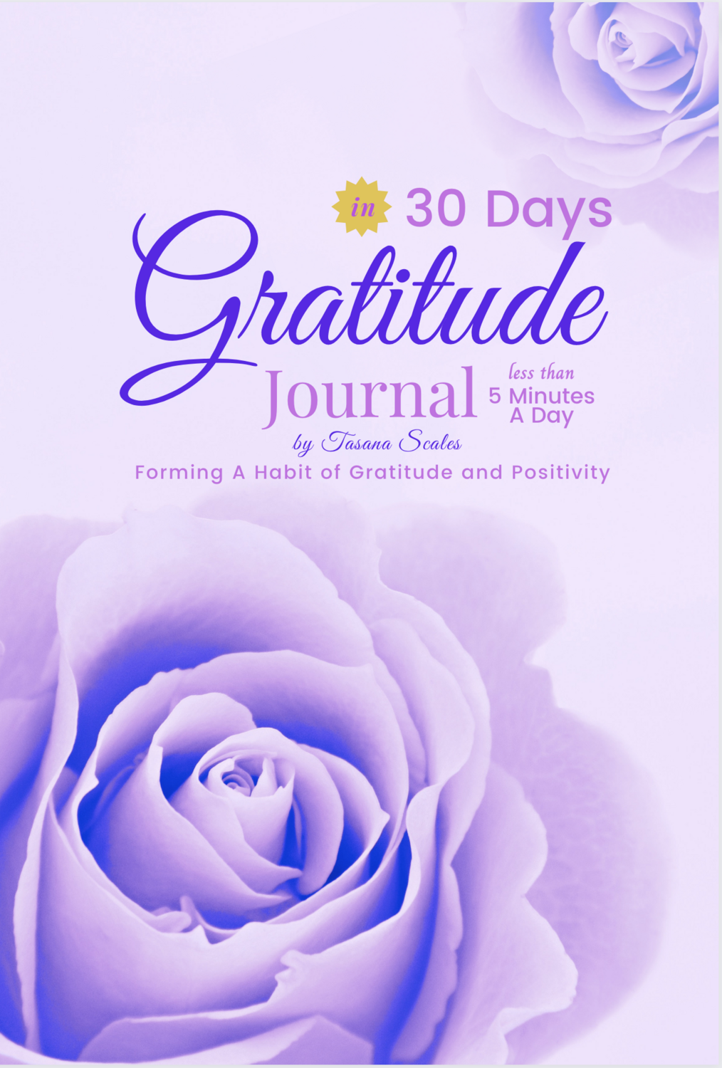 Gratitude Journal 30 Days (Purple)