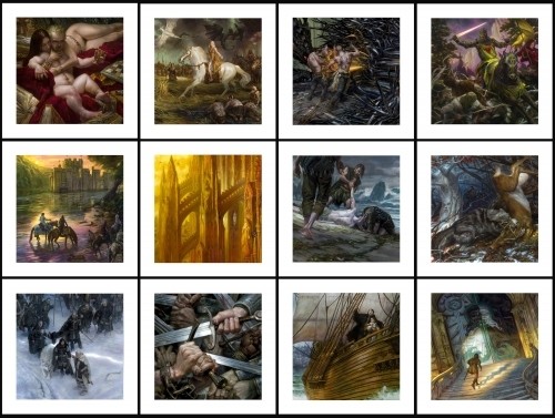 Set of Twelve Giclees from 2015 Calendar