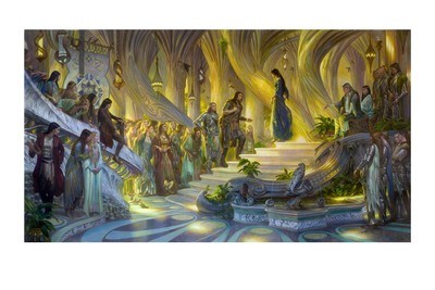 Beren and Luthien in the Court of Thingol and Melian