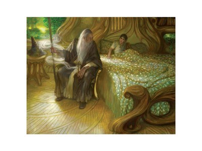 Rivendell - Gandalf and Frodo