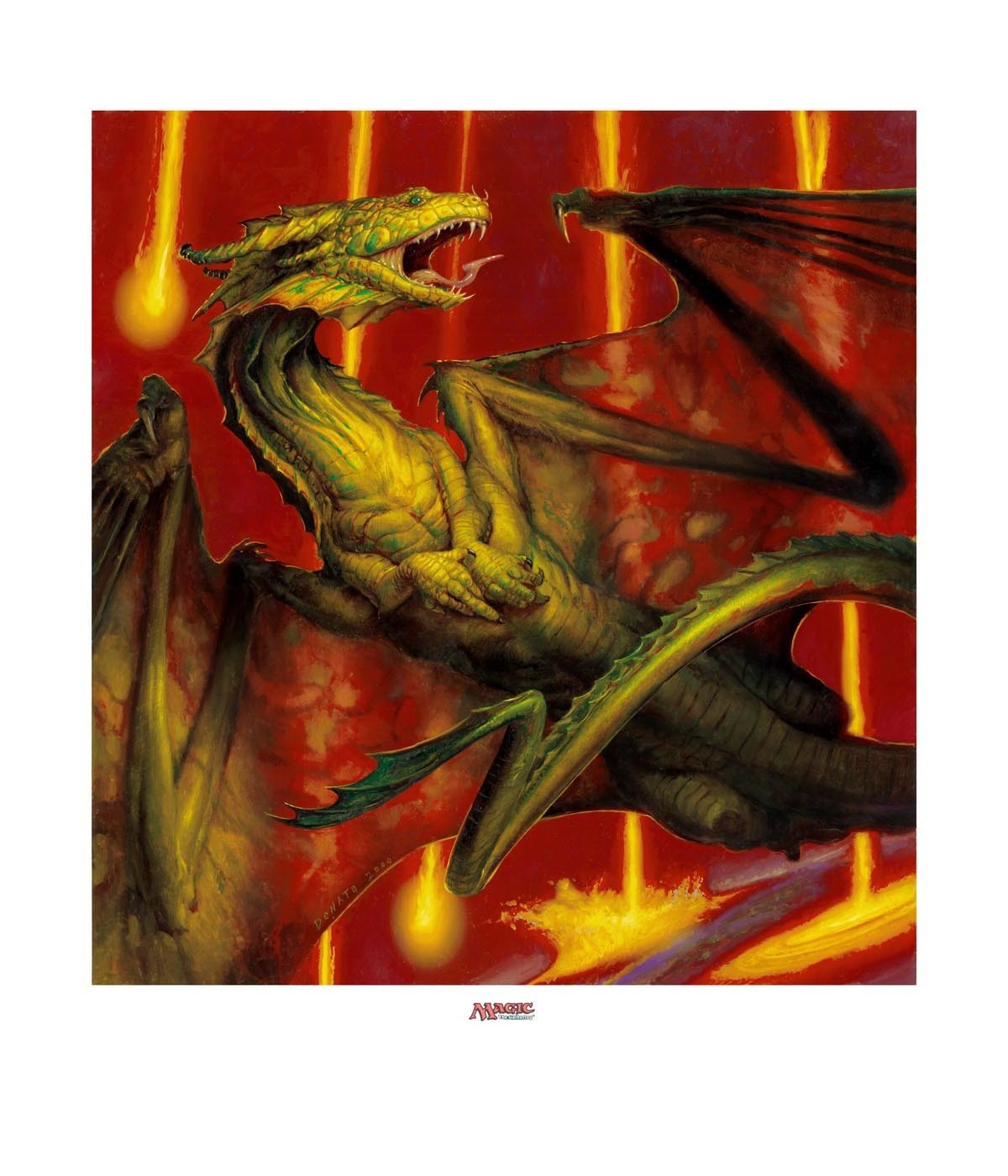 Shivan Dragon - Canvas Giclee