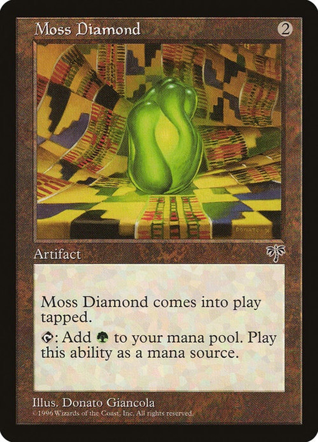 Moss Diamond - Artist Proof - Mirage