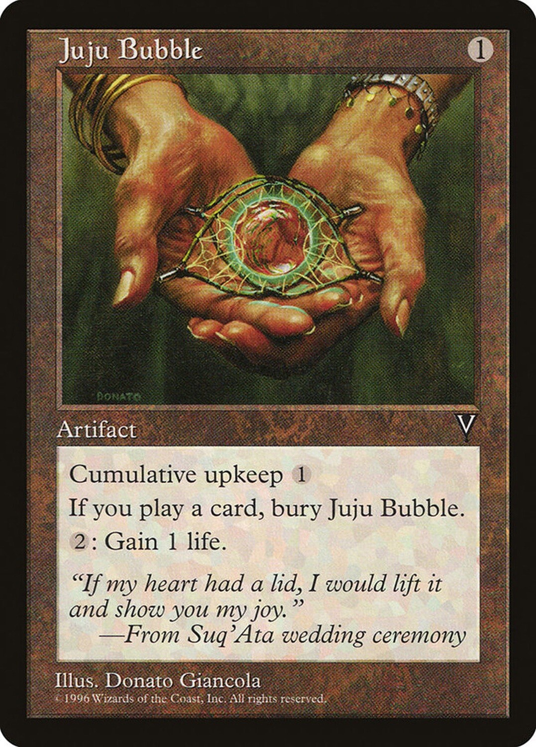 Juju Bubble -Artist Proof - Visions