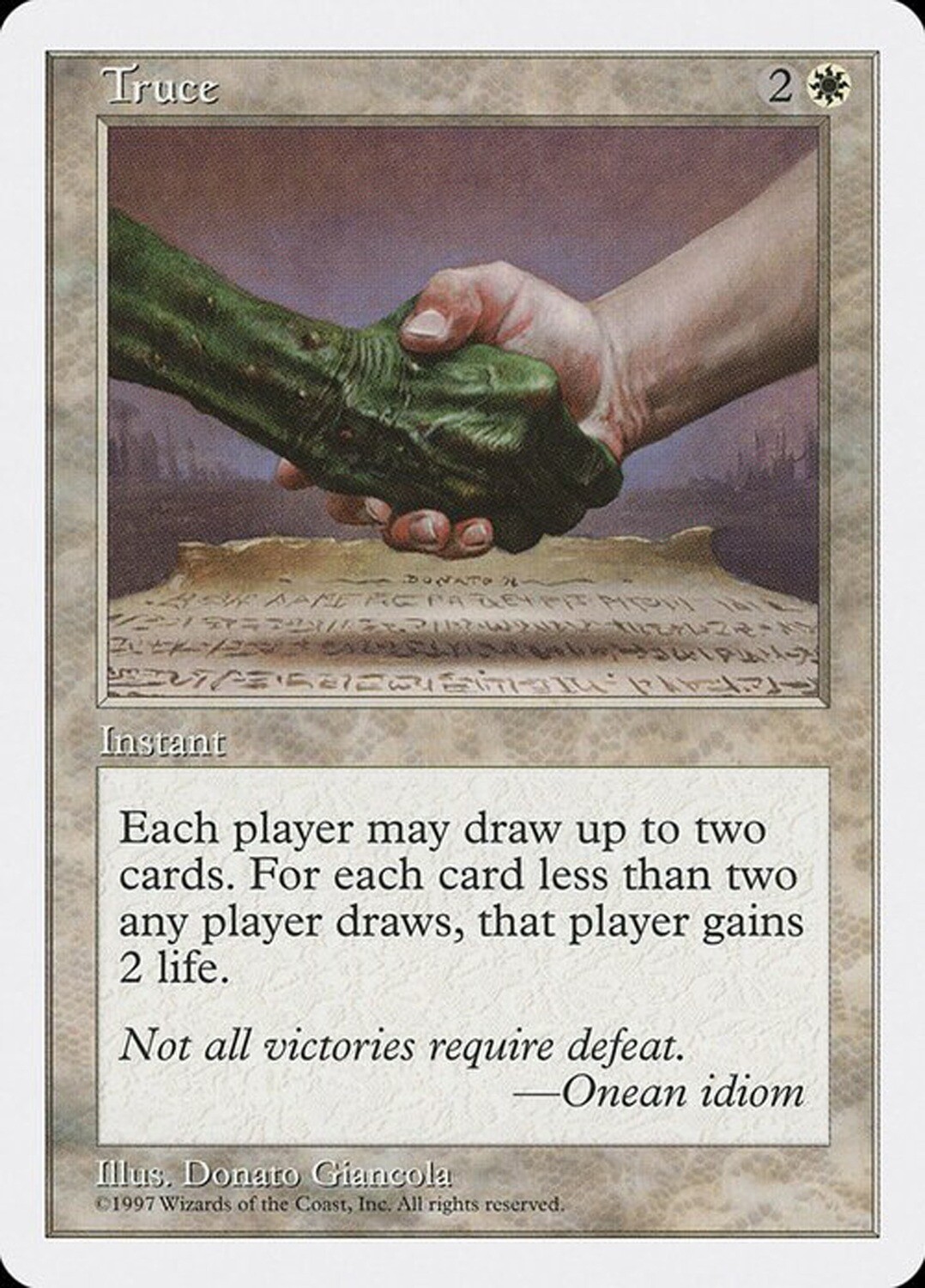 Truce - Artist Proof - 5th Edition