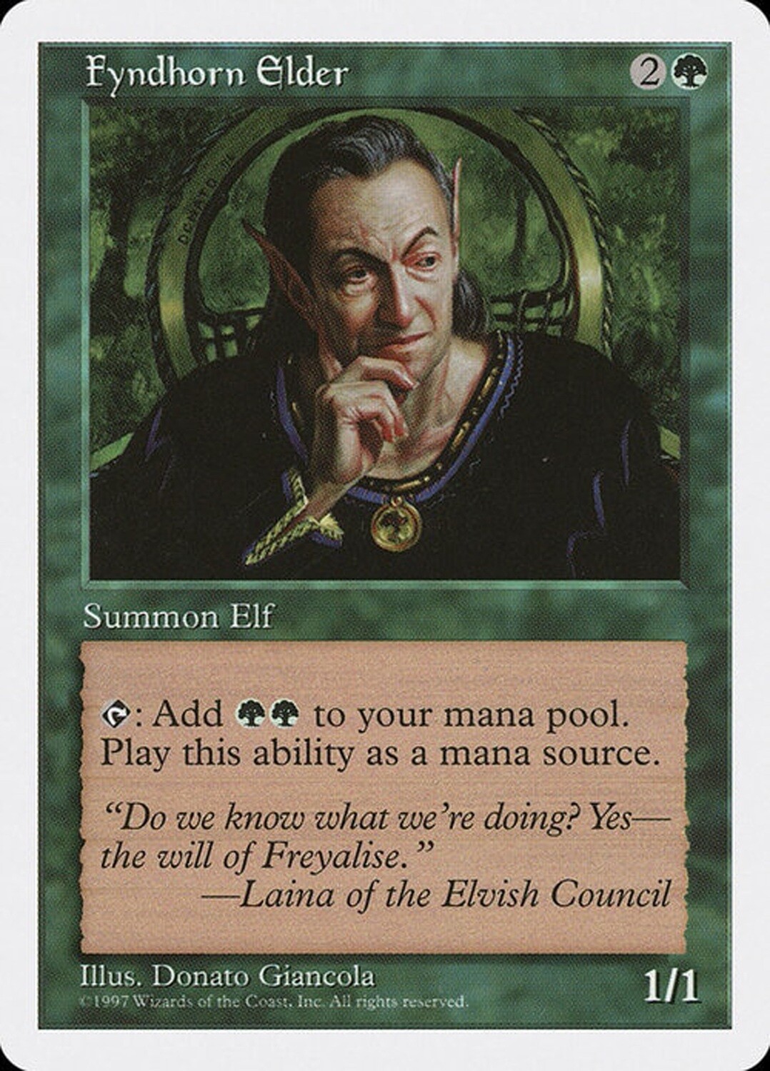Fyndorn Elder- Artist Proof - 5th Edition