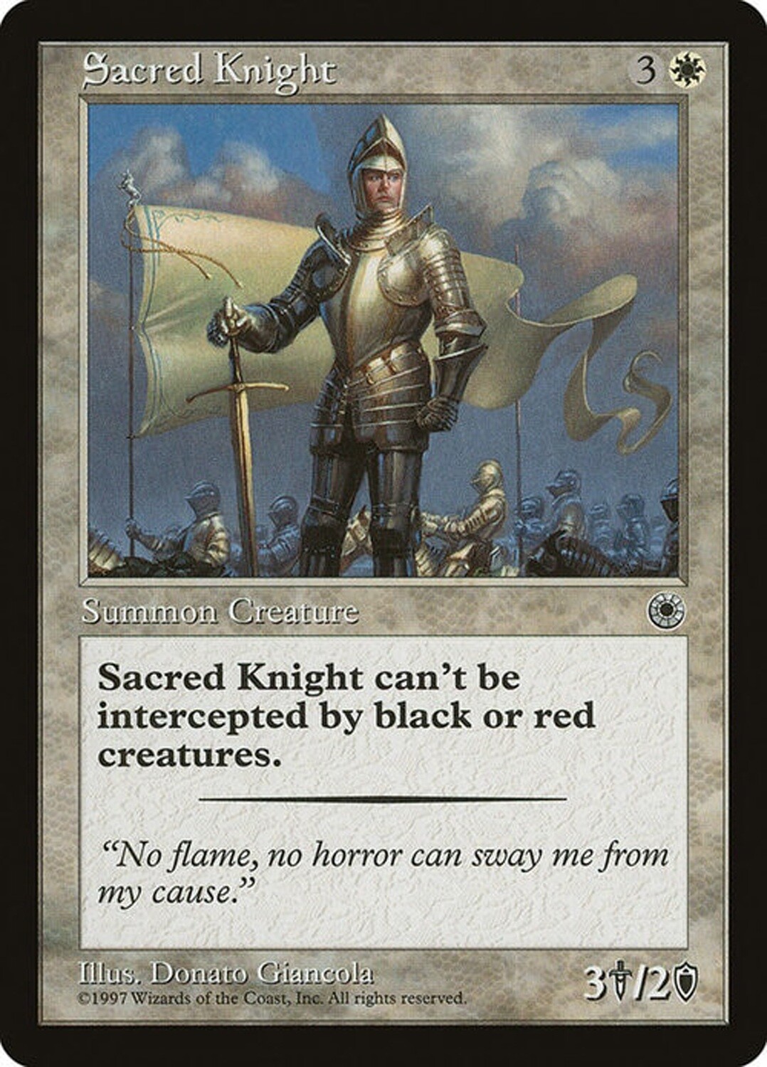Sacred Knight - Artist Proof - Portal