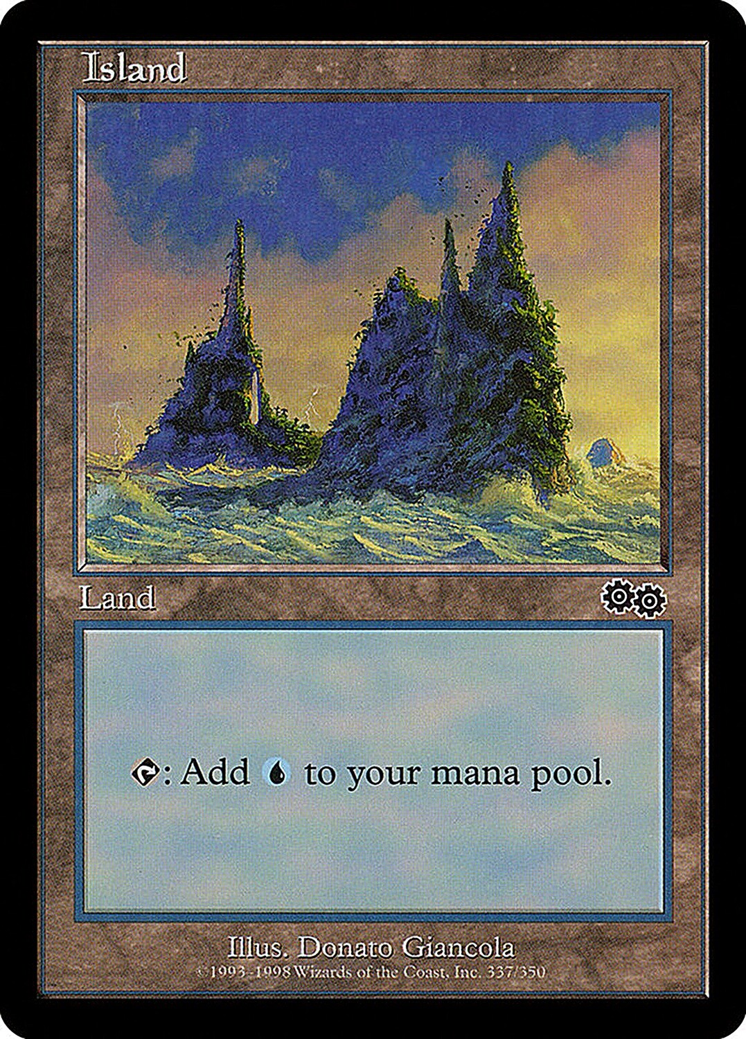 Island - Sunset - Artist Proof - Urza&#39;s Saga