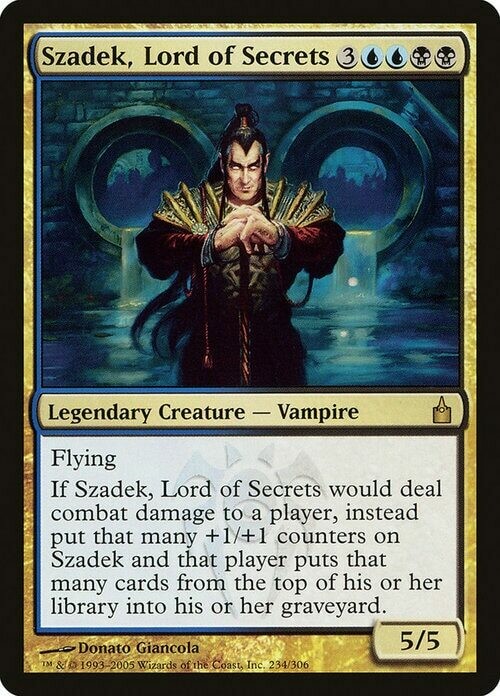 Szadek, Lord of Secrets - Artist Proof - Ravnica