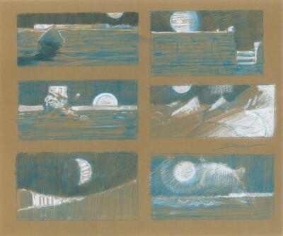 Europa, Moon of Jupiter - thumbnail sketches