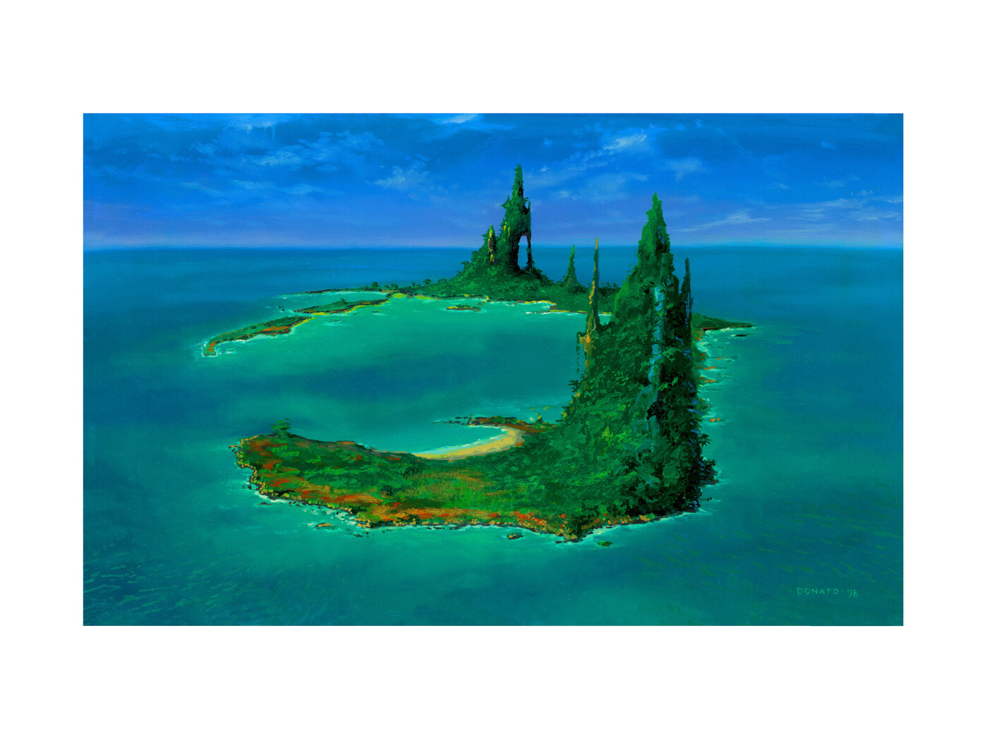 Island - Urza&#39;s Saga  - 1 - Calm