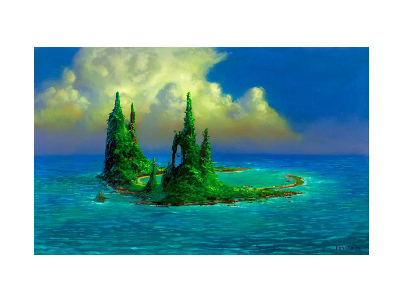 Island - Urza&#39;s Saga  - 2 - Approaching Storm
