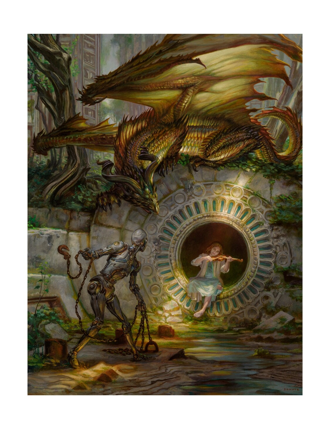 The Dragon, Violinist, and Empathetic Robot