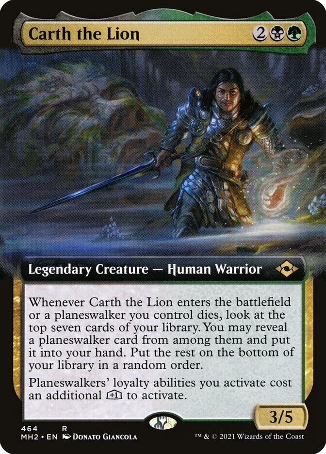 Carth the Lion - Modern Horizons 2 - extended art