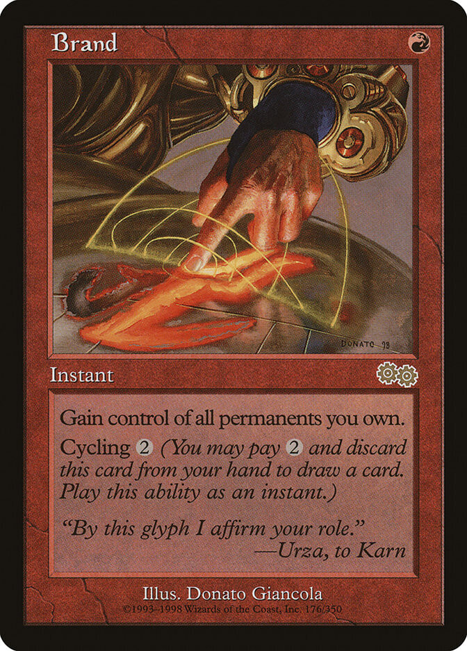Brand - Artist Proof - Urza's Saga