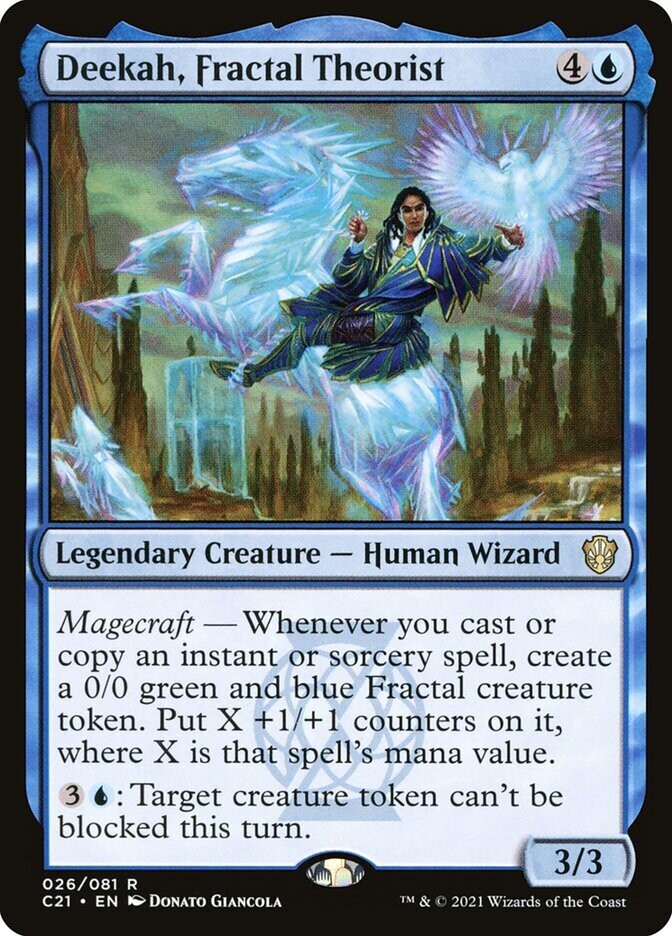 Deekah, Fractal Theorist- Artist Proof - Strixhaven Commander