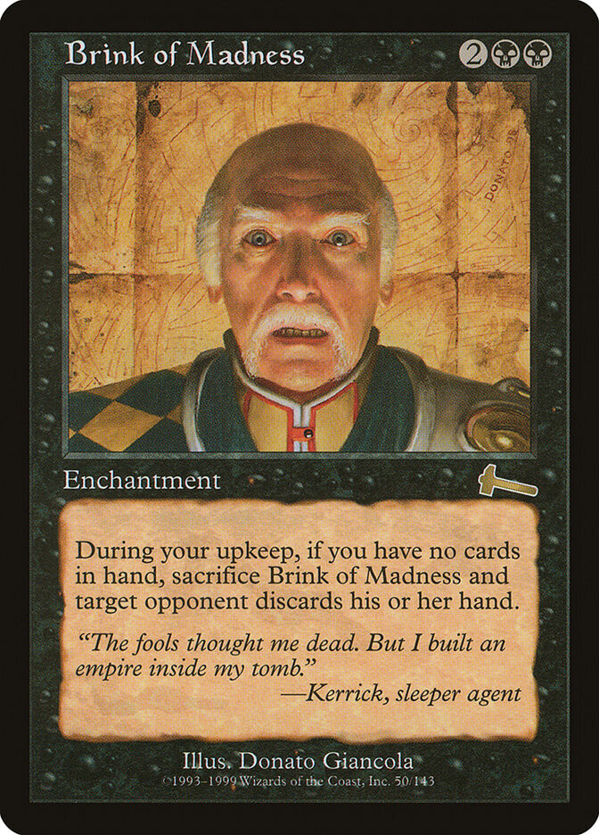 Brink of Madness - Artist Proof - Urza's Legacy