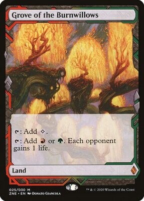 Grove of the Burnwillows - Artist Proof - Zendikar Rising Expeditions