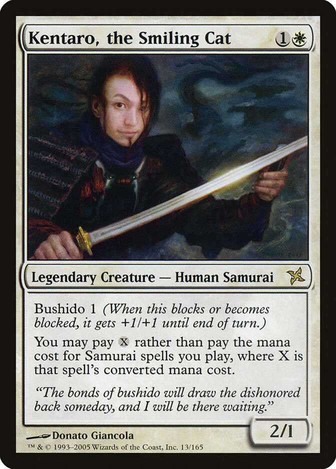 Kentaro, the Smiling Cat- Artist Proof - Betrayers of Kamigawa