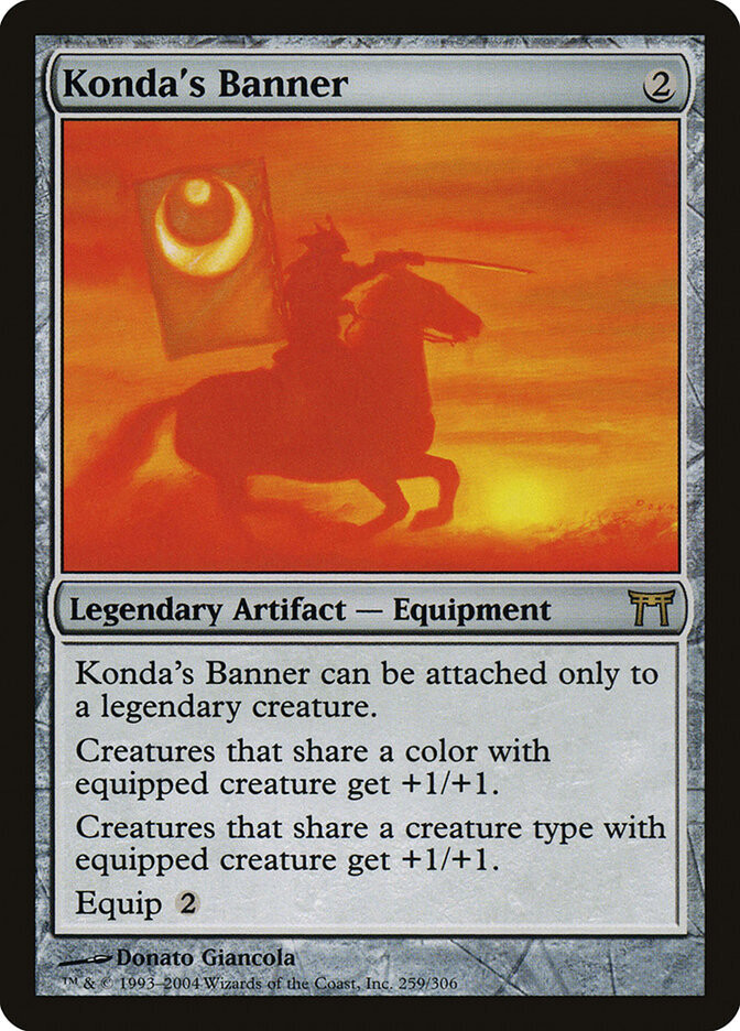 Kondo's Banner - Artist Proof - Champions of Kamigawa