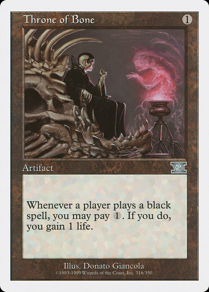 Throne of Bone- Artist Proof - 6th Edition