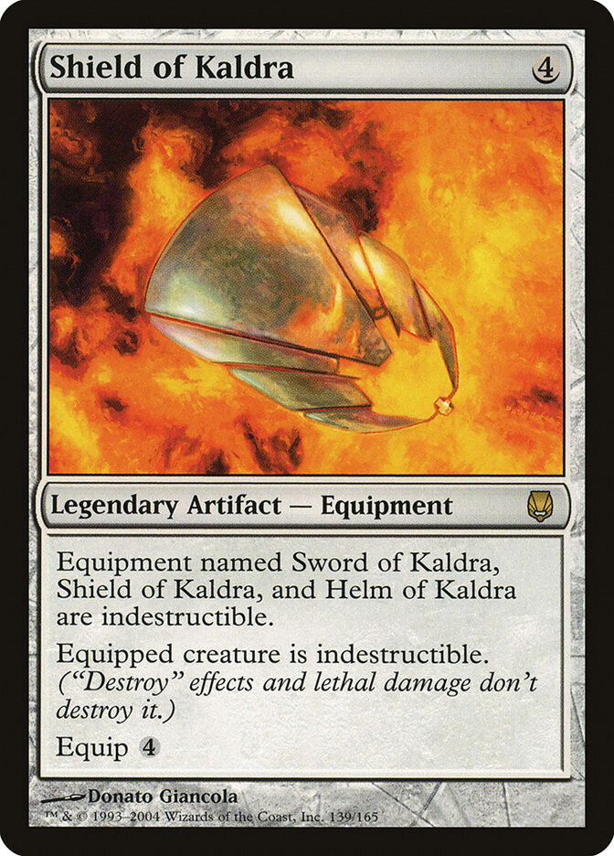 Shield of Kaldra- Artist Proof - Darksteel