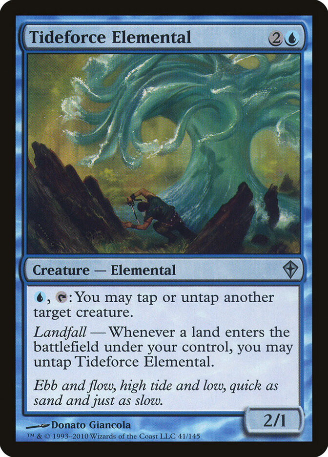Tideforce Elemental - Artist Proof - Worldwake