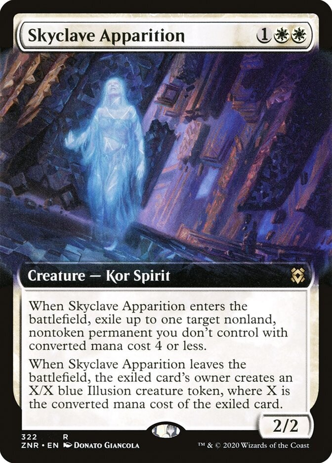 Skyclave Apparition- Extended Art  Artist Proof - Zendikar Rising