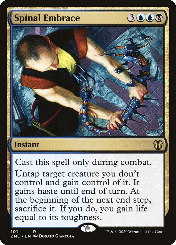 Spinal Embrace - Artist Proof - Zendikar Rising Commander