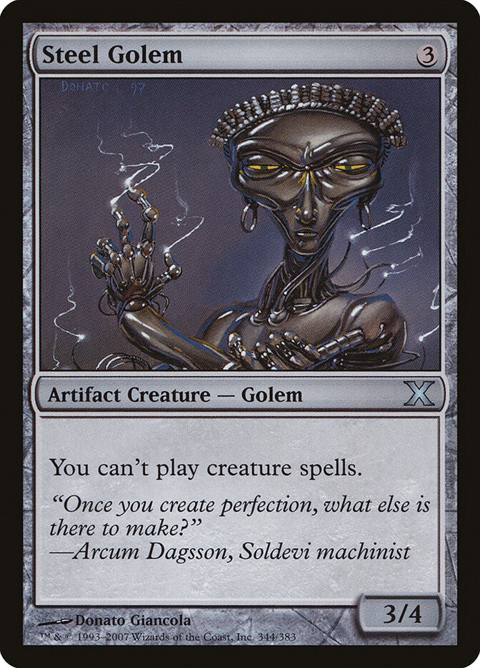 Steel Golem - Artist Proof - 10th Edition