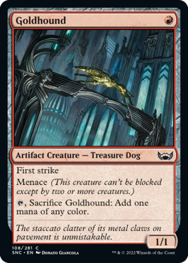Goldhound - Artist Proof - Streets of New Capenna