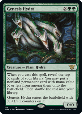 Genesis Hydra - Artist Proof - Neon Dynasty Commander
