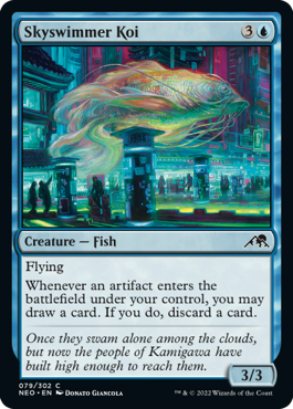 Skyswimmer Koi - Artist Proof - Kamigawa Neon Dynasty