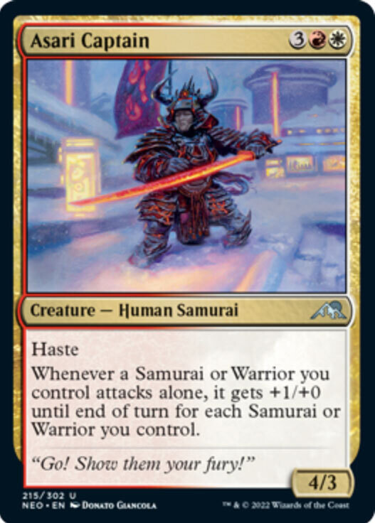Asari Captain - Artist Proof - Kamigawa Neon Dynasty